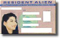 GREEN CARD SAMPLE